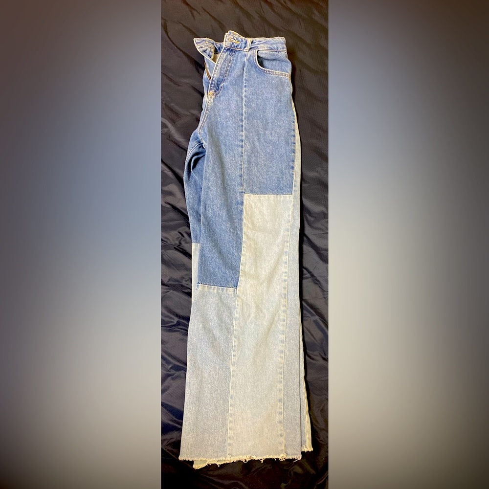 Stylish pair of jeans, good quality material.